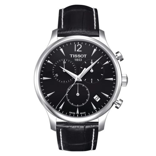 Tissot Tradition Chronograph Stainless Steel / Black